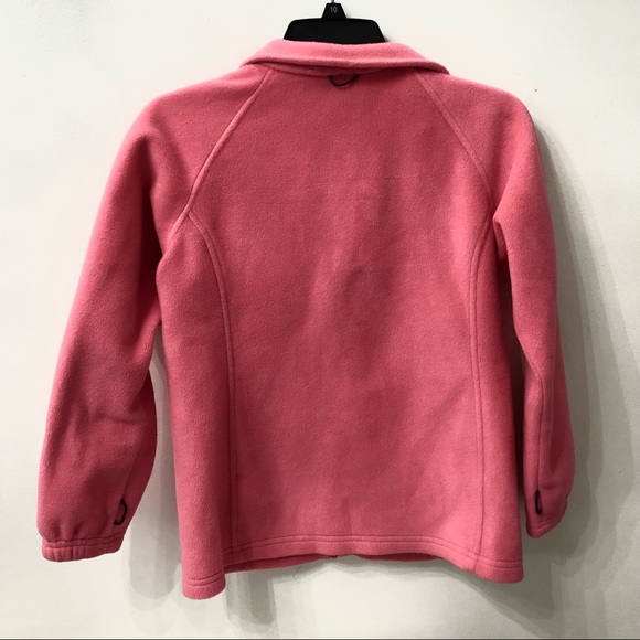 Girls Columbia Benton Springs Pink Fleece Jacket size large 14/16 long Sleeves - Picture 2 of 14